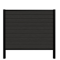 Kirkedal Alu Light hegn startsæt sort 156 x 150 cm